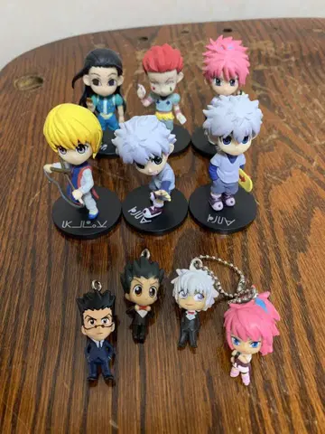 헌터 x 헌터 피규어 세트 미니 캐릭터 가챠가챠