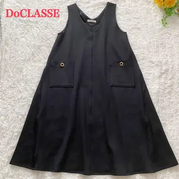 새상품급 Do CLASSE A라인 루즈핏 분또 점퍼 스커트 블랙