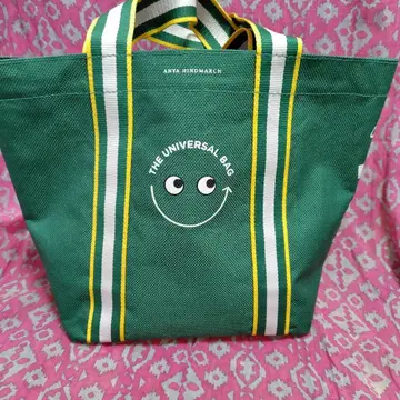 아냐 힌드마치 내셔널 린넨 에코백