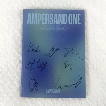 전원 친필 사인 앨범 AMPERS&ONE AMPERSAND ONE