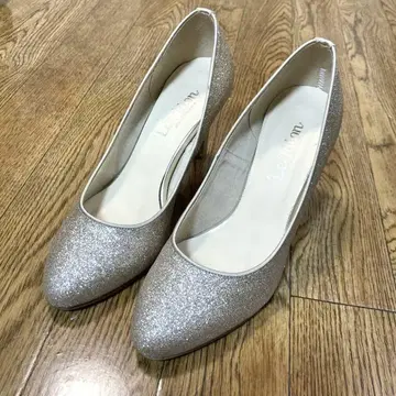 루탈론 글리터 힐 펌프스