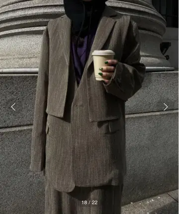 Ameri CONVERTIBLE HERRINGBONE JACKET
