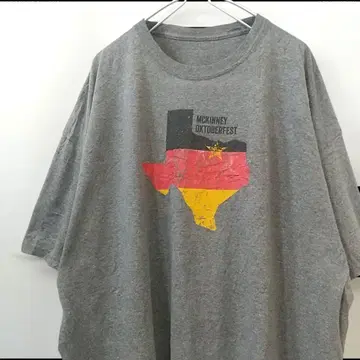 매킨리 옥토버페스트 빅 루즈 T셔츠 그레이 2XL 정도 구제 의류