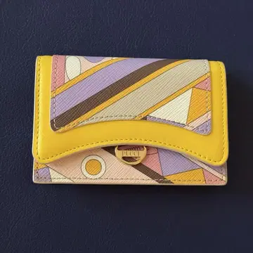 에밀리오 푸치 EMILIO PUCCI 미니 지갑 카드 케이스 동전 지갑