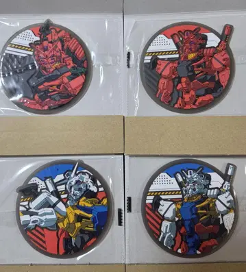 건담 클리어 컬러 코스터 4종 세트