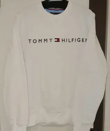 TOMMY HILFIGER 맨투맨 화이트 M
