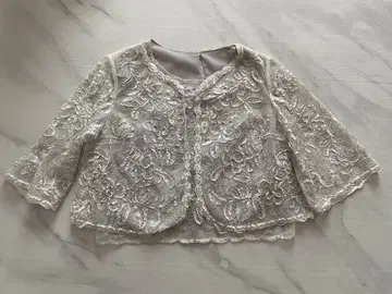 유키토리이 YUKITORII 레이스 앙상블 볼레로 빅 사이즈