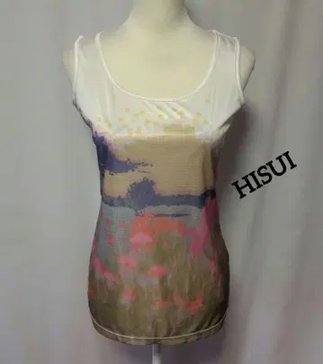 HISUI 멀티 컬러 플라워 그라데이션 탱크탑