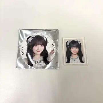 =LOVE 이코러브 사이토 지아라 캔뱃지 ID 사진