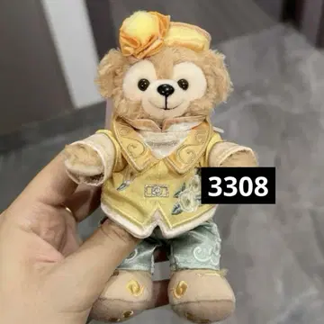 상하이 디즈니 중추 가을 화간기몽 더피 봉제 인형 키체인