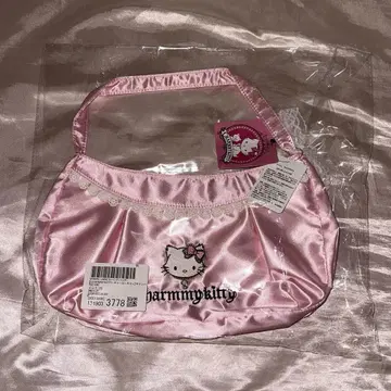 챠미키티 스핀스 숄더백 새틴 핑크 새상품