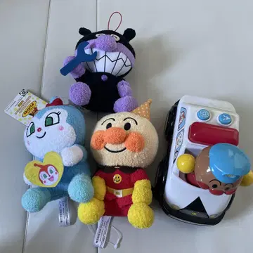 호빵맨 봉제 인형 순찰차