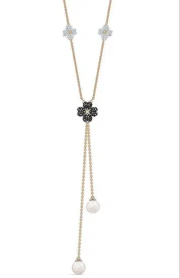 SWAROVSKI 스와로브스키 Y자형 롱 목걸이 라티샤 디지