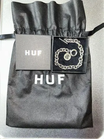 HUF 실버 체인 팔찌
