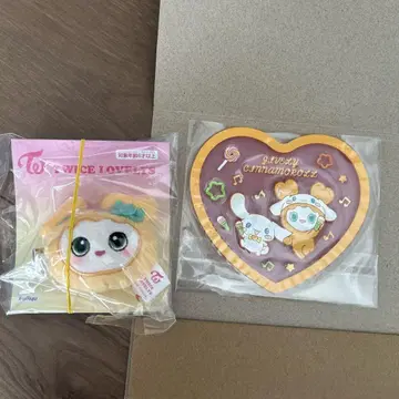 TWICE LOVERYS 봉제 인형 헤어핀 지효 산리오 GiGO 한정판