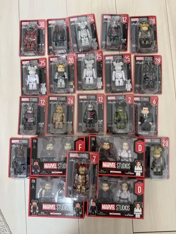 MARVEL BE@RBRICK Happy 복권 세트