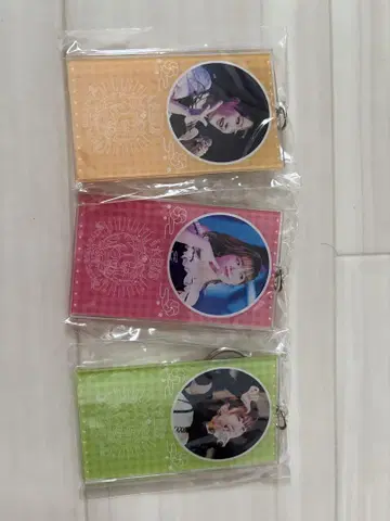 IRIS 사진 포함 키링 3개 세트