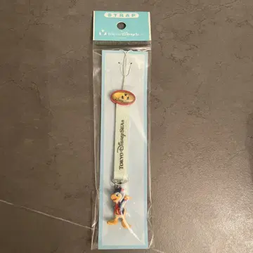 미사용 도쿄 디즈니랜드 도널드 덕 스트랩 키링