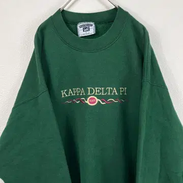 USA제 90s Lee kappa delta pi 자수 맨투맨