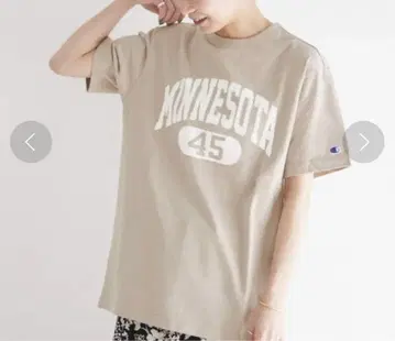 저널 스탠다드 리룸 Champion T셔츠 L 베이지