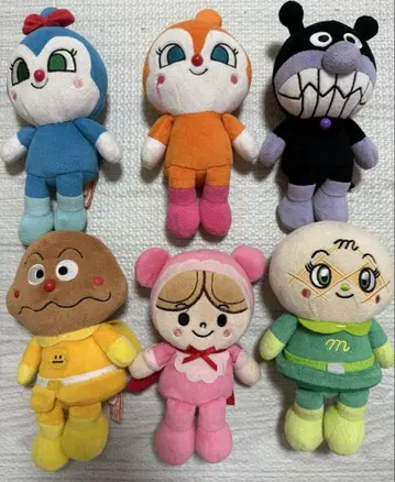 호빵맨 봉제 인형 6세트