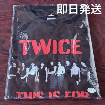 TWICE Enemy 티셔츠 L 사이즈 미개봉 새상품