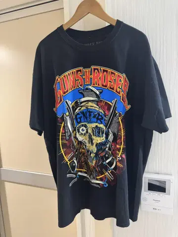 GUNS N' ROSES 건즈 투어 티셔츠 밴드 티셔츠 빈티지 XL