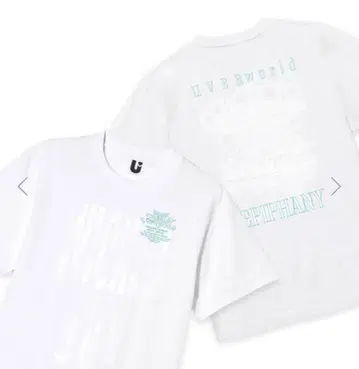 UVER world WICKED boy T셔츠 (화이트)