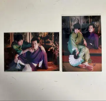 말차 센지타이 브로마이드 사진 레이와 로망 쿠루마 케무리 콤비세트 3