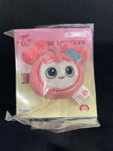 GIGO 한정판 TWICE LOVERYS 봉제 인형 헤어핀 모모 모브리