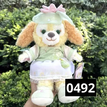 상하이 디즈니 중추 화견기몽 쿠키앤 봉제 인형 SS