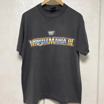 [ 레어 WWF ] WRESTLEMANIA III 티셔츠