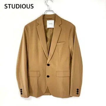 새상품급 STUDIOUS 고급스러움 테일러드 자켓 카멜 총 안감 2버튼