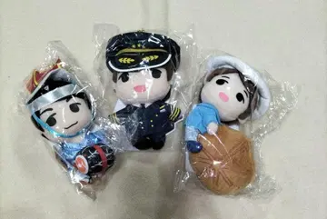 Kiramune 기무라 료헤이 마스코트 키링 봉제 인형 3종 세트