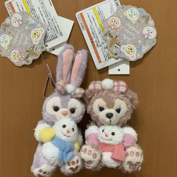 윈터홀리데이 스텔라 루우 셰리 메이 봉제 인형 스트랩 택 포함