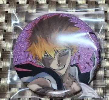 BLEACH WORLD 캔뱃지 쿠로사키 이치고