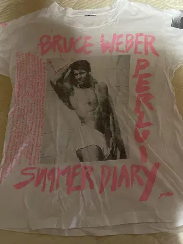 vintage bruce weber summer diary 티셔츠