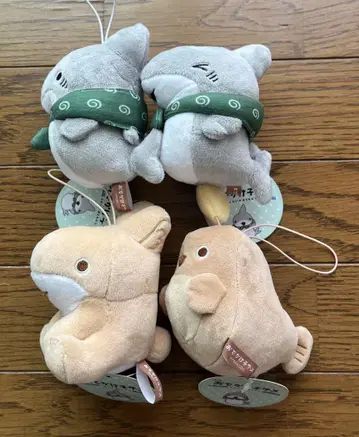 외출 아기상어 해수욕장의 친구들 보이스 마스코트 봉제 인형 전종 세트