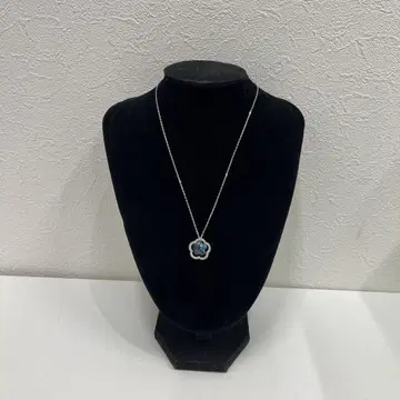 2717 SWAROVSKI 스와로브스키 목걸이 플라워 꽃 스카이블루