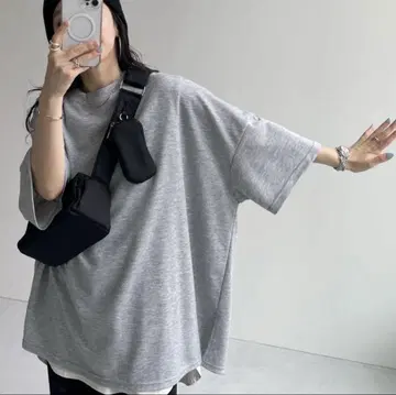wee9s 반팔 스웨트 티 그레이