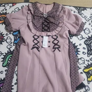 핑크 미니 원피스 유메텐보 3L