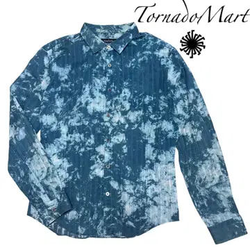 TORNADO MART 꽃무늬 플라워 블러 체인 자수 드레스 셔츠