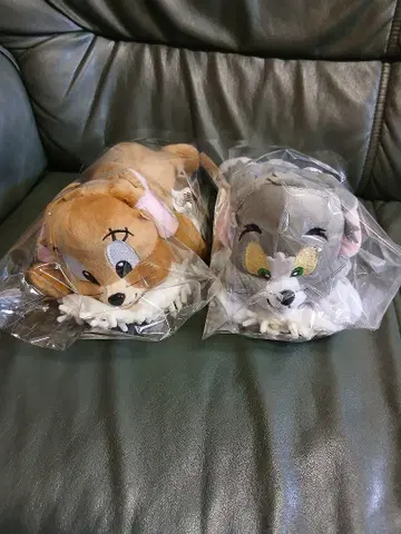 톰과 제리 데스크 몹 봉제 인형 전 2종