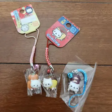 냥냥냥코 마스코트 스트랩 3개 세트