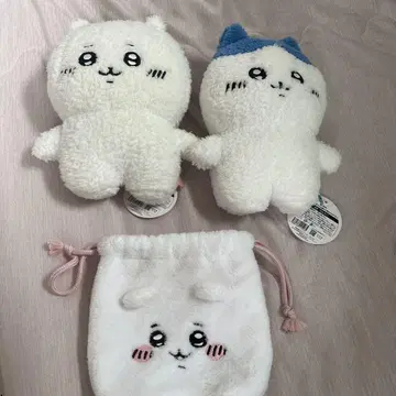 치이카와(먼작귀) 하치와레 대지에 서다! 쑥쑥 봉제 인형 파우치