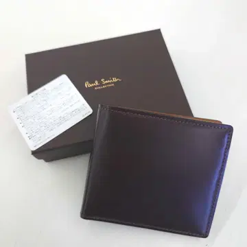 Paul smith 코도반 접이식 지갑 폴스미스 컬렉션 미사용