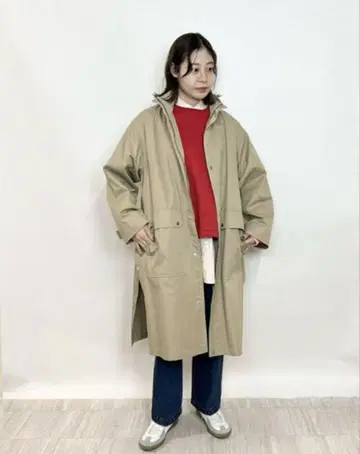 새상품급 23SS 오르치발 코튼 개버딘 스톰 코트 비샵