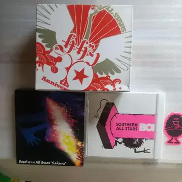 서던올스타즈 CD 3장 + 스티커 1장