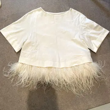 르쉘 블루 페더 상의 화이트