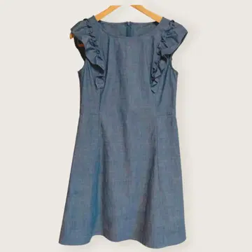 가격 인하! [새상품급] 유니버설 뮤즈 반팔 원피스 데님 프릴